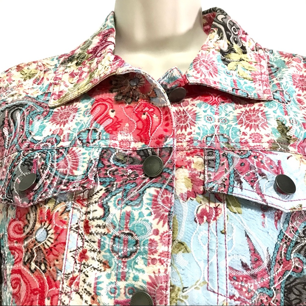 Analogy Jacket Button Down Size Medium - image 2